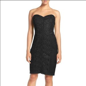 Adelyn Rae Strapless Crochet Dress